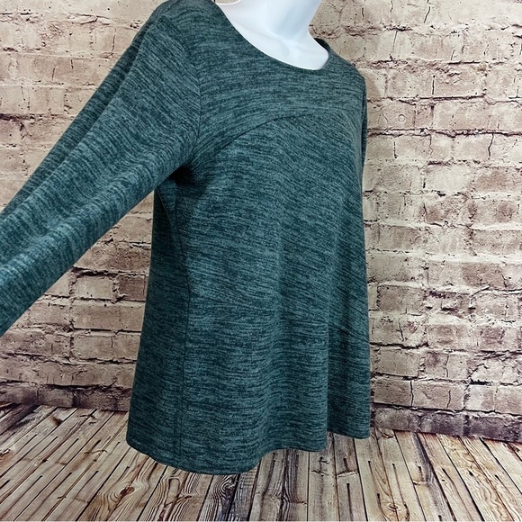 Chico’s Blue Pullover 3/4 Sleeve Knit Top - Picture 4 of 7